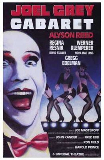 Cabaret Broadway Movie Poster - 11 x 17 in.