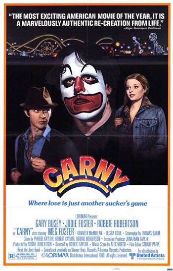 Carny Movie Poster - 11 x 17 in.