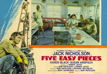 Five Easy Pieces Movie Poster - 17 x 11 in.