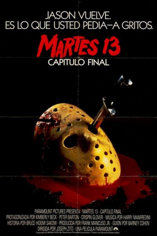 Friday the 13th Part 4 -The Final Chapt Movie Poster