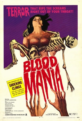 MOV228666 Blood Mania Movie Poster - 11 x 17 in.