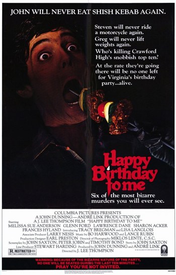 MOV230386 Happy Birthday to Me Movie Poster - 11 x 17 in.