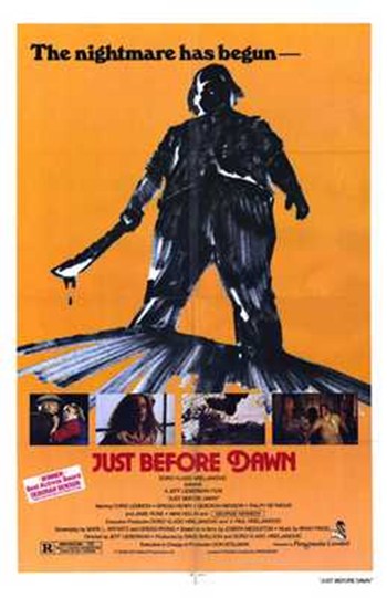 Just Before Dawn Movie Poster - 11 x 17 in.