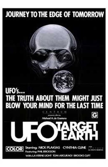 Ufo Target Earth Movie Poster - 11 x 17 in.