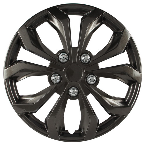 Picture of Pilot Automotive WH555-15GM-B 15 in. Gunmetal Finish Perfomance Wheel Cover