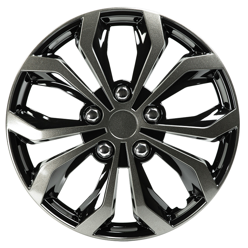 Picture of Pilot WH138-14GB 14 in. Spyder Performance Wheel Cover&#44; Black & Gun Metal