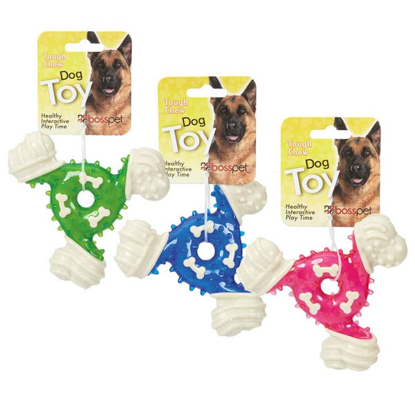 Picture of Pet Edge A03939 TPR Mighty Triangle Dog Toy