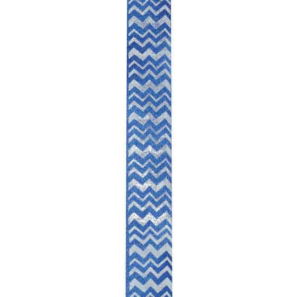 Picture of  Top Printed Ribbon 50 yards Chevron - Blue