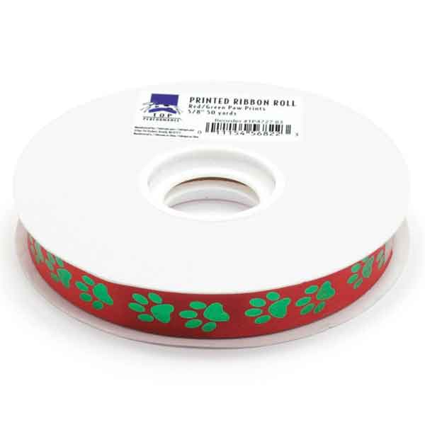 Picture of  Top Performance Printed Ribbon Circles, Red - 50 yards
