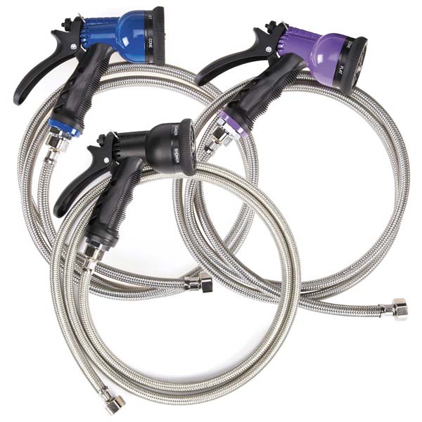 Picture of  6 in. Master Equipment 1 Spray Hoses - Black