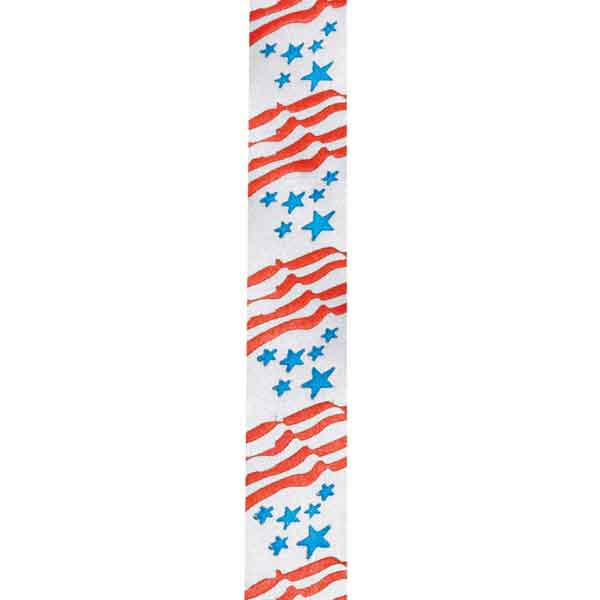 Picture of  Top Performance Ribbon White-Stars &amp; Stripes - 50 yards