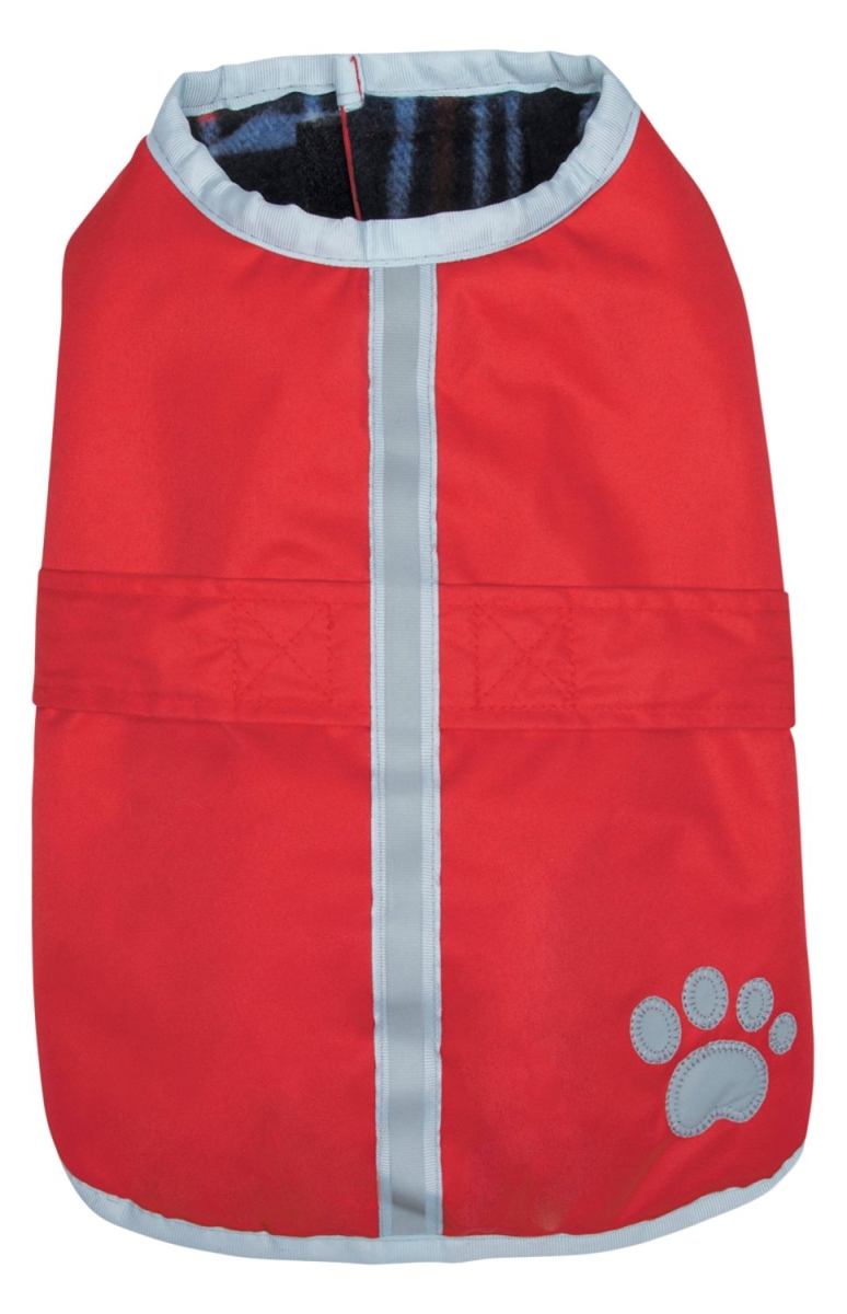 Picture of  Zack &amp; Zoey Polyester Noreaster Dog Blanket Coat&#44; Red - Small &amp; Medium
