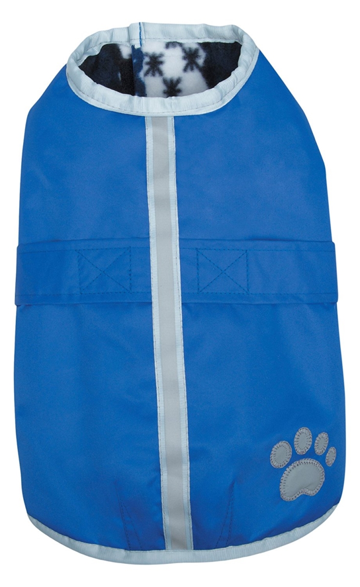 Picture of Zack & Zoey Polyester Noreaster Dog Blanket Coat, Dark Blue - Small & Medium