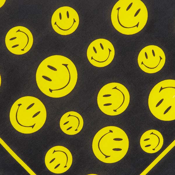 Picture of  Top Performance Smiley Face Bandana - Black