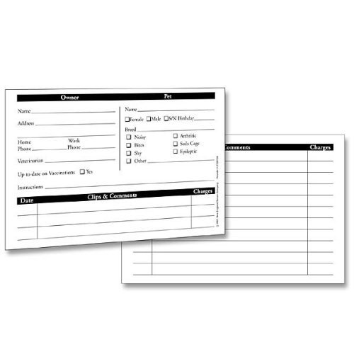 Picture of  4 x 6 in. Customer Profile Cards&#44; Pack of 50