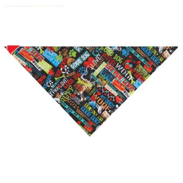 Picture of  Top Performance Eat Paw Love Bandanas&#44; Multicolor