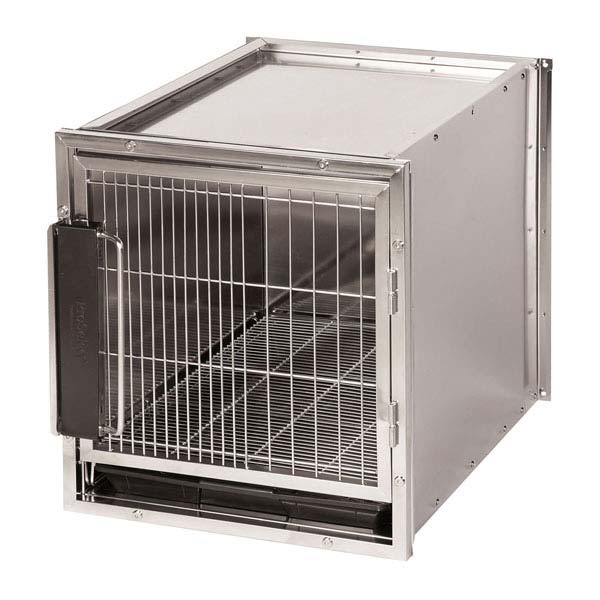 Picture of PetEdge ZW1225 42 Proselect Stainless Steel Modular Kennel Cage&#44; Size L