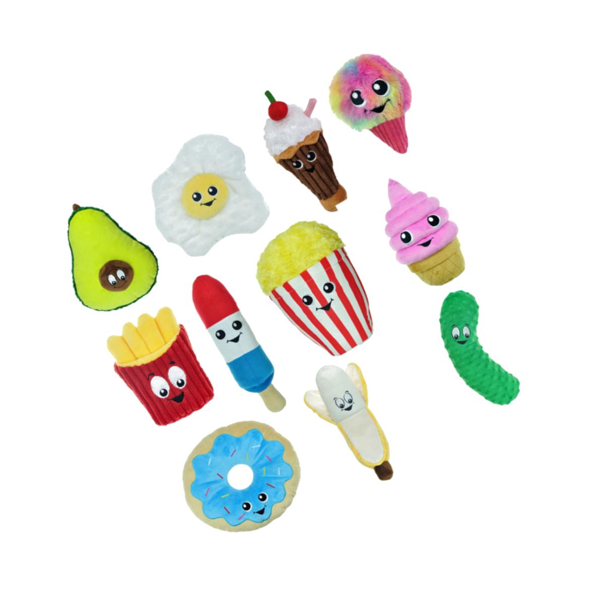 Picture of Chomper ZD2200 20 25 Food Junkeez Pickle Plush Dog Toy - Large