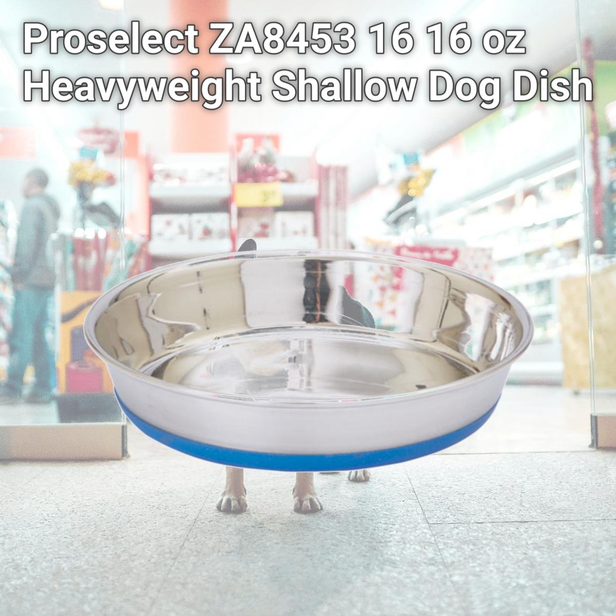 Picture of Proselect ZA8453 16 16 oz Heavyweight Shallow Dog Dish
