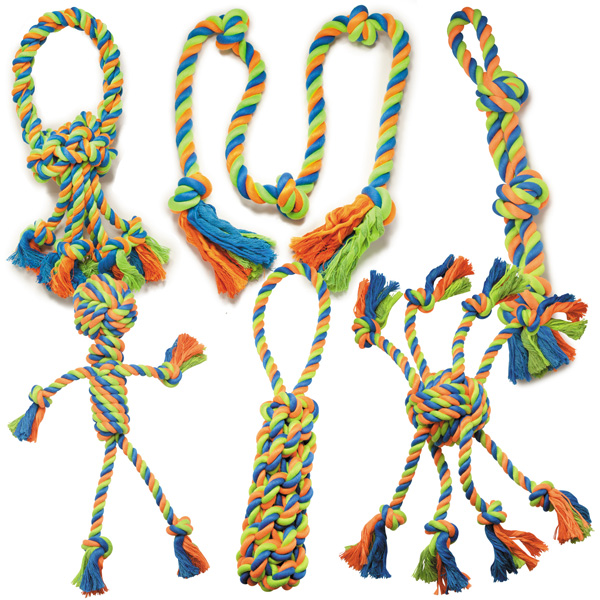 Might Bright Rope Man Dog Toy