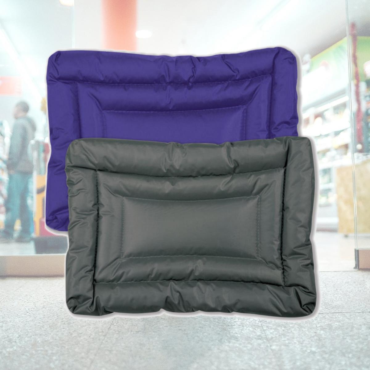 Picture of Slumber Pet ZA210 48 11 Water Resistant Bed, Gray - Extra Large