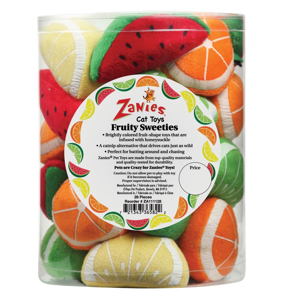 Picture of Zanies ZA1185 28 Canist Fruity Sweeties Cat Toy - 28 Piece