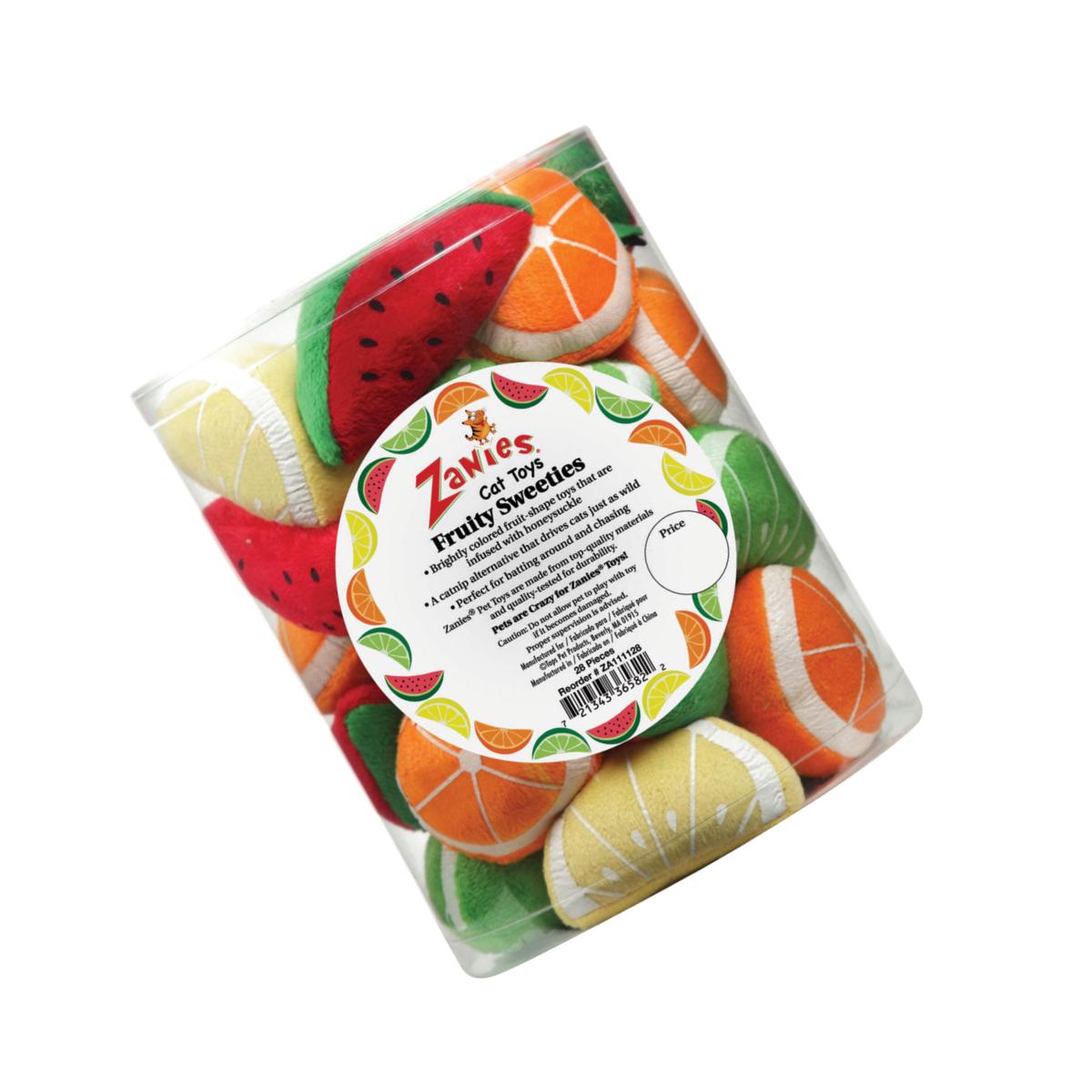 Picture of Zanies ZA1185 28 Canist Fruity Sweeties Cat Toy - 28 Piece