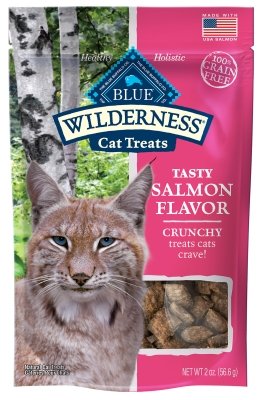 Picture of Blue Buffalo 21012031 2 oz Wilderness Cat Treat Salmon Crunchy