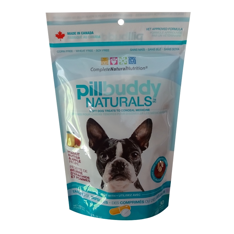 Picture of Pet Food Experts 30200946 150 g Complete Natural Nutrition Pill Buddy Apple & Peanut Butter Dog Traet UPC06107