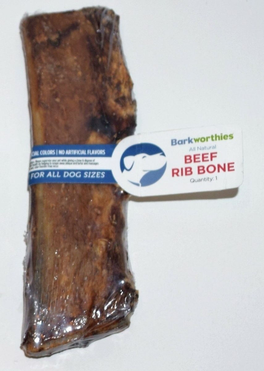 Picture of Barkworthies 20507655 Beef Rib Bone Dog Treats - 25 Count
