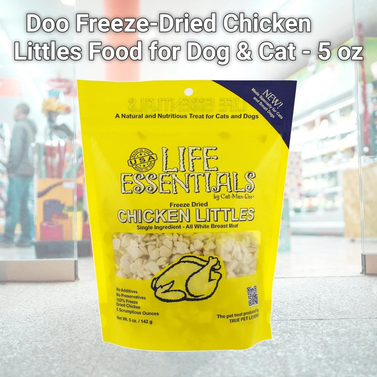 Picture of Cat Man 30579065 Doo Freeze-Dried Chicken Littles Food for Dog & Cat - 5 oz