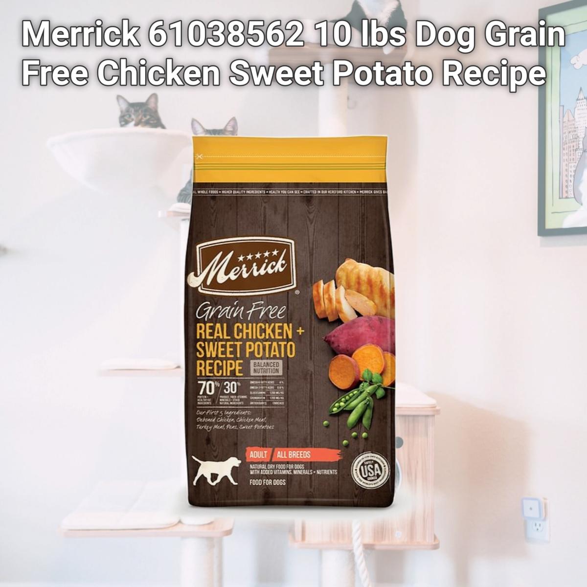 Picture of Merrick 61038562 10 lbs Dog Grain Free Chicken Sweet Potato Recipe