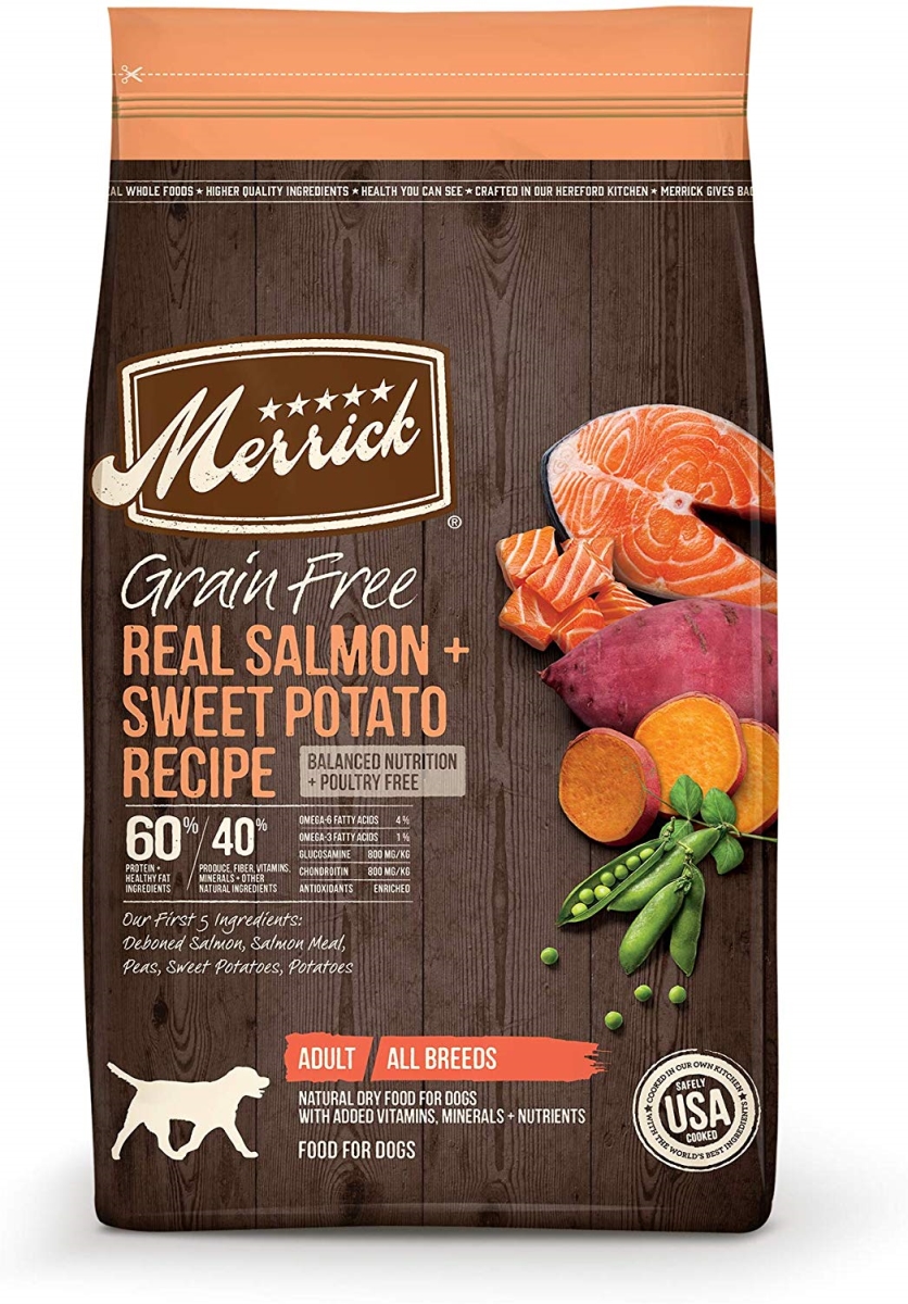 Picture of Merrick 61038572 10 lbs Dog Grain Free Salmon Sweet Potato Recipe