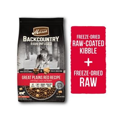 Picture of Merrick 61037055 20 lbs Backcountry Grain Free Freeze Dried Great Plains Red Recipe Dry Dog Food