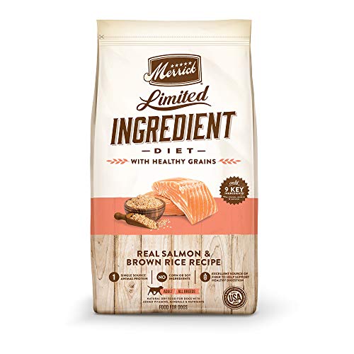 Picture of Merrick 61039083 22 lbs Limited Ingredient Diet Salmon & Brown Rice Recipe Dry Dog Food