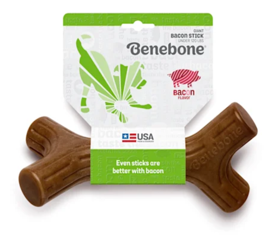 Picture of Benebone 20800494 Bacon Flavored Stick Dog Chew Toy&#44; Giant
