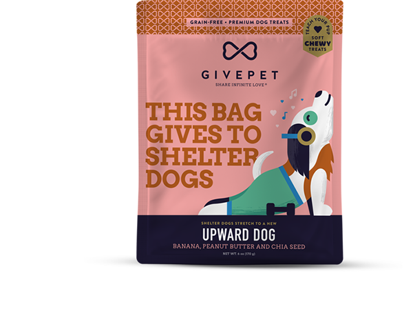 Picture of Givepet 45118892 6 oz Grain Free Upward Dog Treat