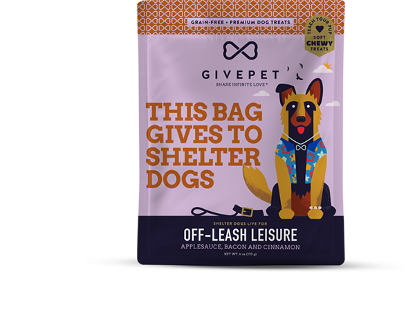 Picture of Givepet 45118893 6 oz Grain Free Offleash Leisure Dog Treat