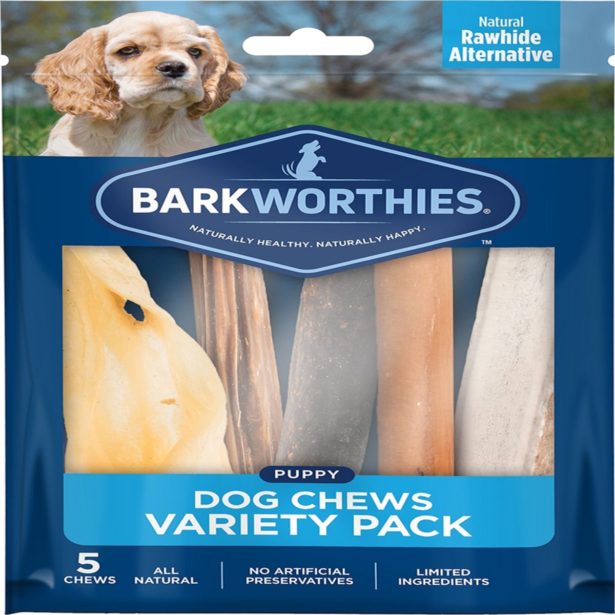 Picture of Barkworthies 20512303 Meat Lovers Assorted Dog Chews&#44; Pack of 10