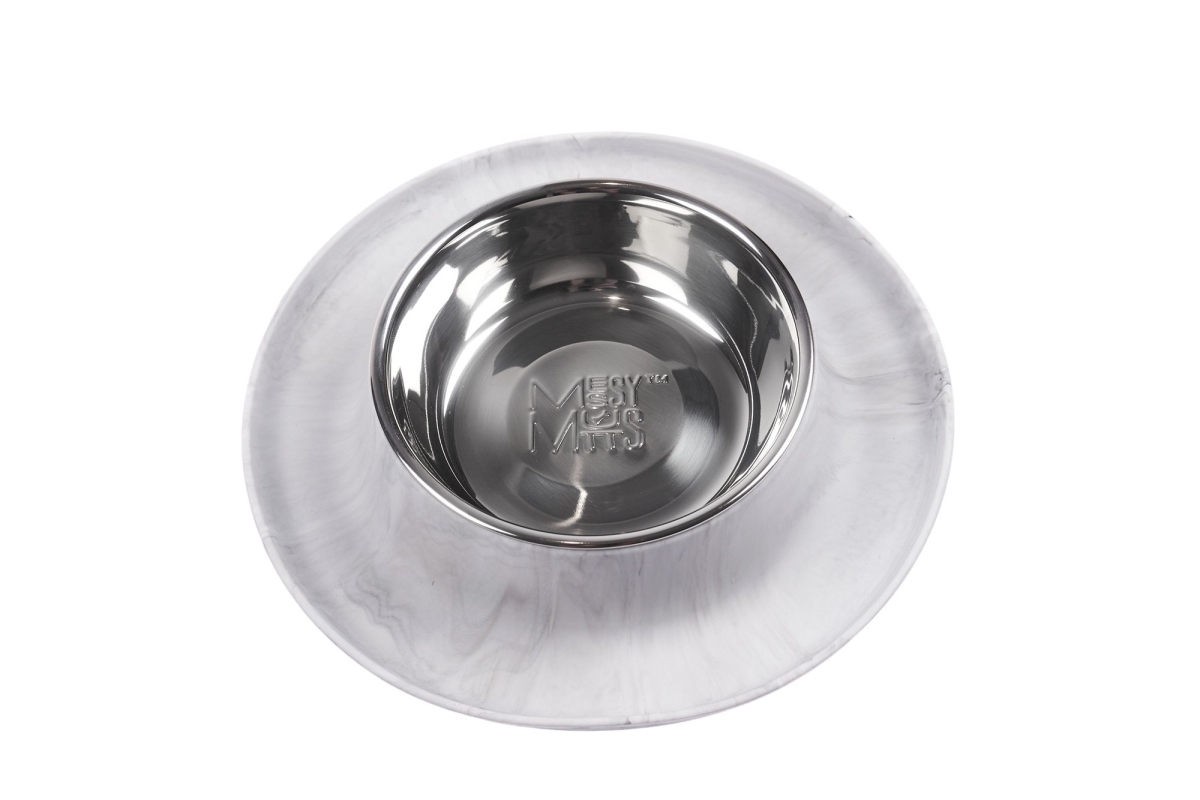 Picture of Messy Mutt 69560691 1.5 Cup Silicone Feeder for Dogs&#44; Marble