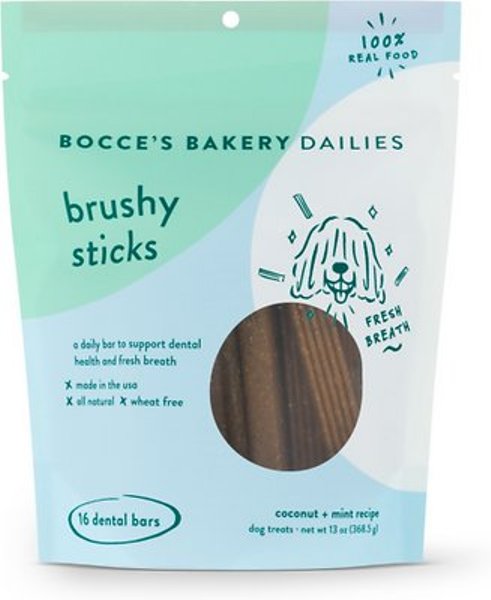 Picture of Bocces Bakery 24562962 13 oz Brushy Sticks Dog Dental Treats