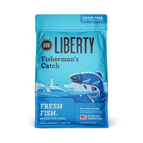 Picture of Bixbi 67700573 4 lbs Liberty Grain Free Fishermans Catch Dog Food