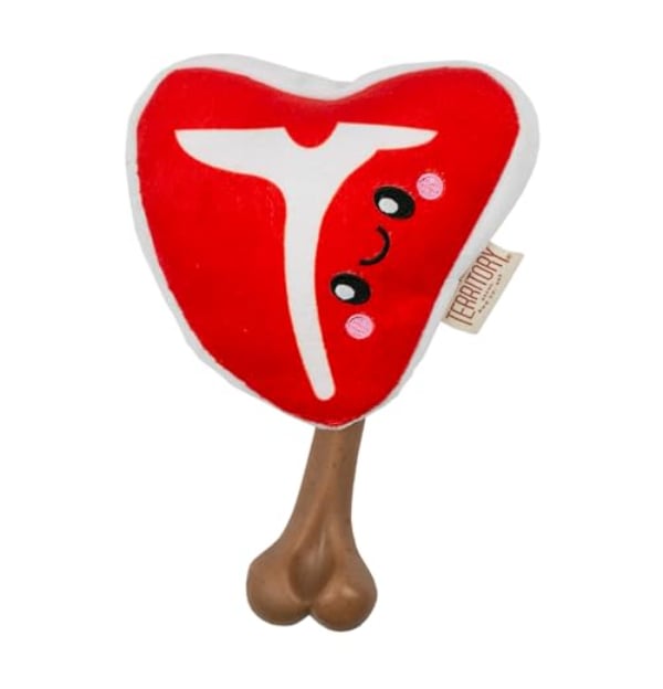 Picture of Territory 88417950 8 in. 2-in-1 T-Bone Dog Toy
