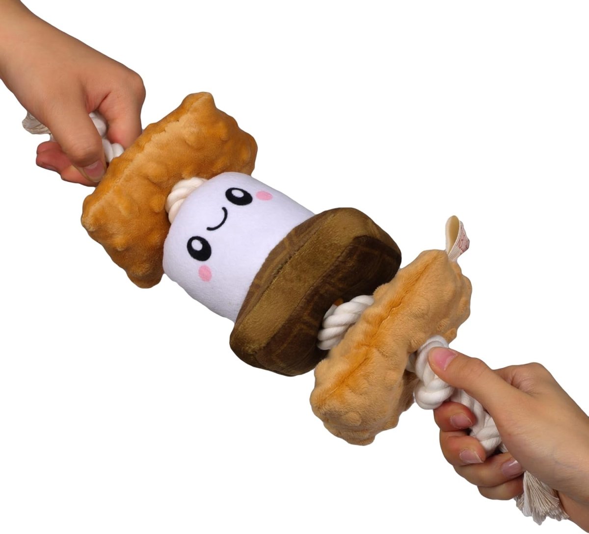 Picture of Territory 88418007 13 in. Smores Squeaker Tug Dog Toy