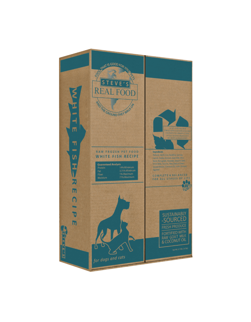Picture of Steves Real Food 84512117 9.75 lbs Dog & Cat Nuggets - Whitefish