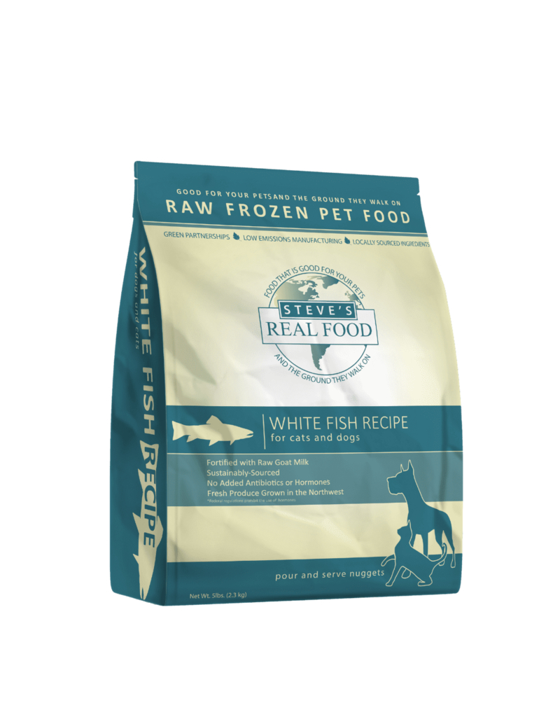 Picture of Steves Real Food 84515307 5 lbs Dog & Cat Nuggets - Whitefish