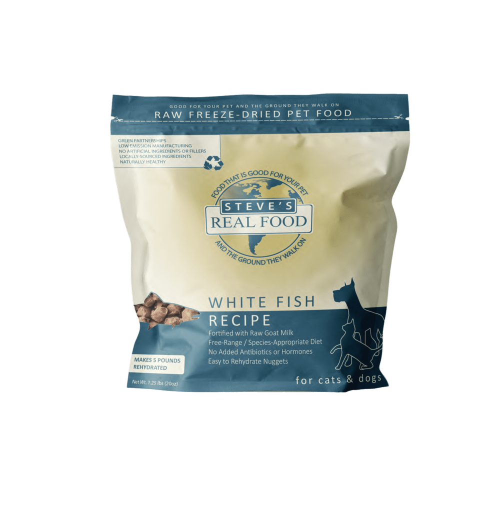 Picture of Steves Real Food 84516407 1.25 lbs Freeze Dried Dog & Cat Nuggets - Whitefish