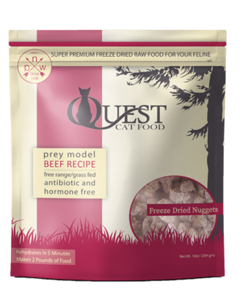Picture of Steves Real Food 84518101 10 oz Quest Freeze Dried Cat Nuggets - Beef