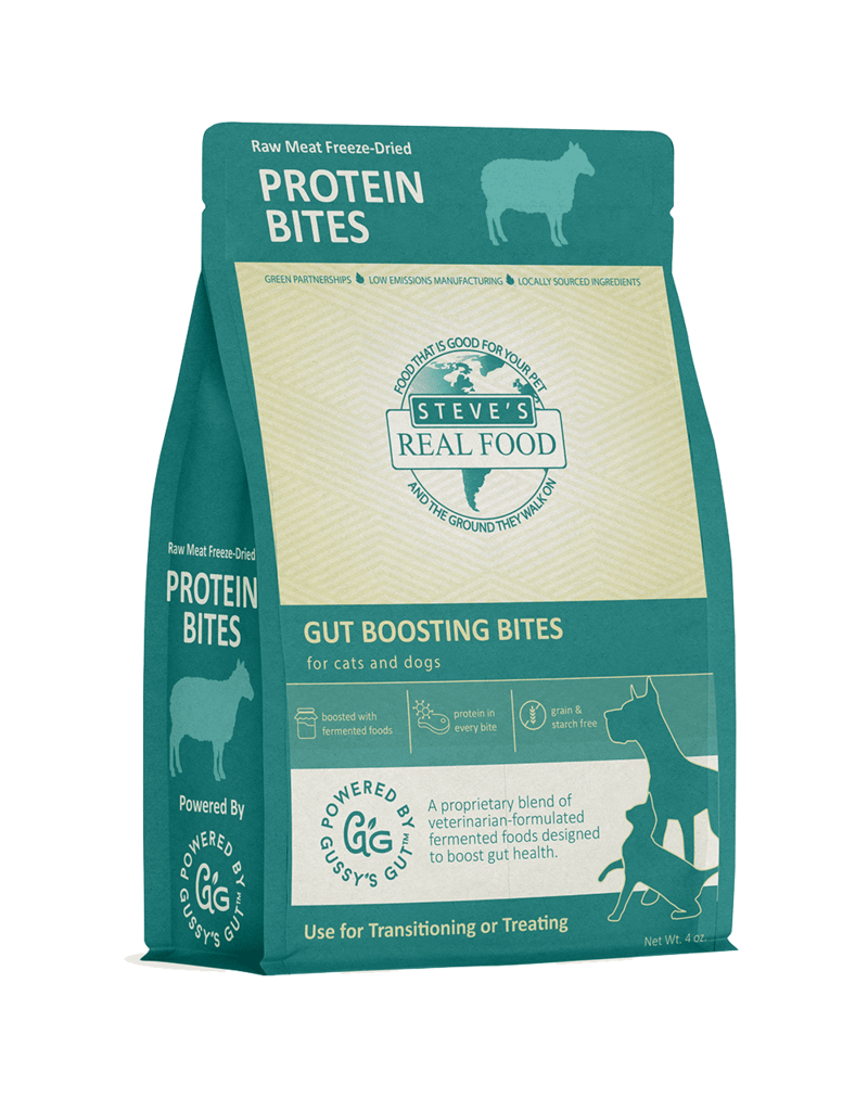 Picture of Steves Real Food 84519101 4 oz Probiotic Dog & Cat Treats - Lamb Protein Bites