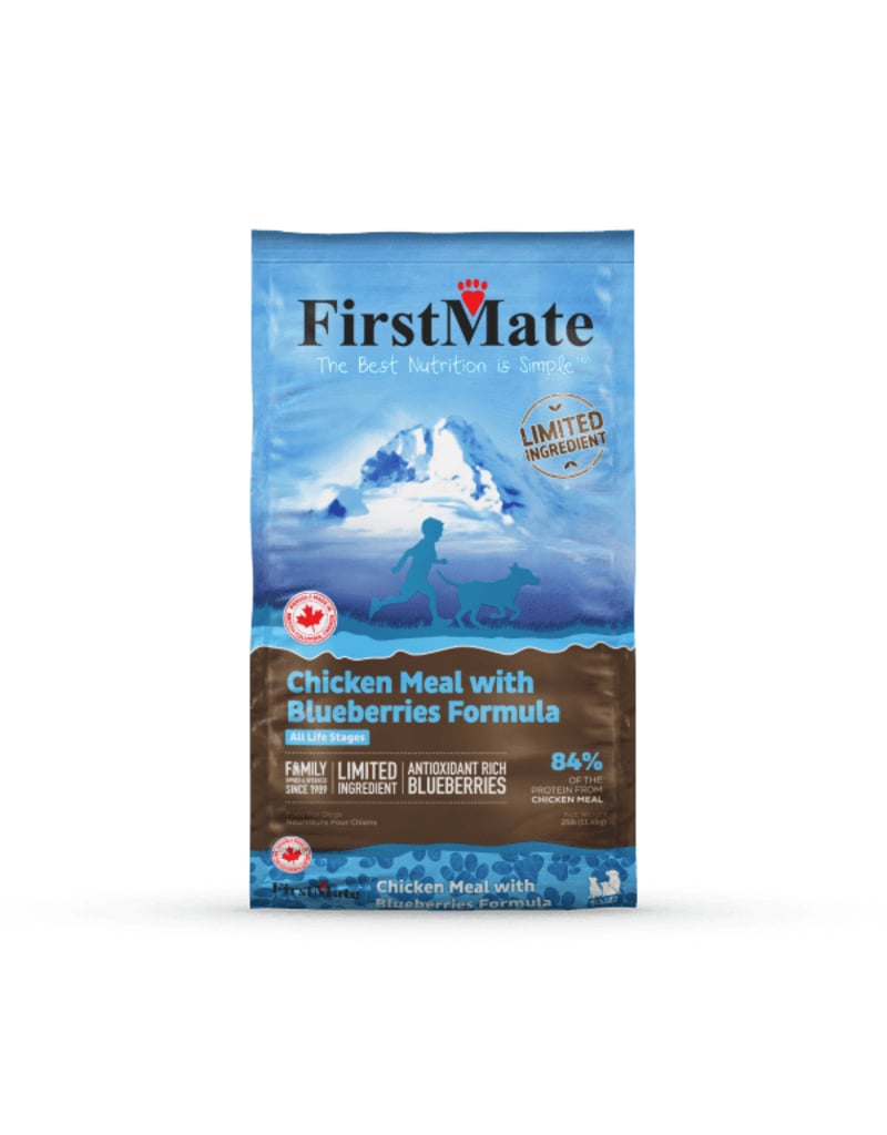 Picture of FirstMate 40310075 25 lbs Grain-Free Dog Kibble - Chicken with Blueberries